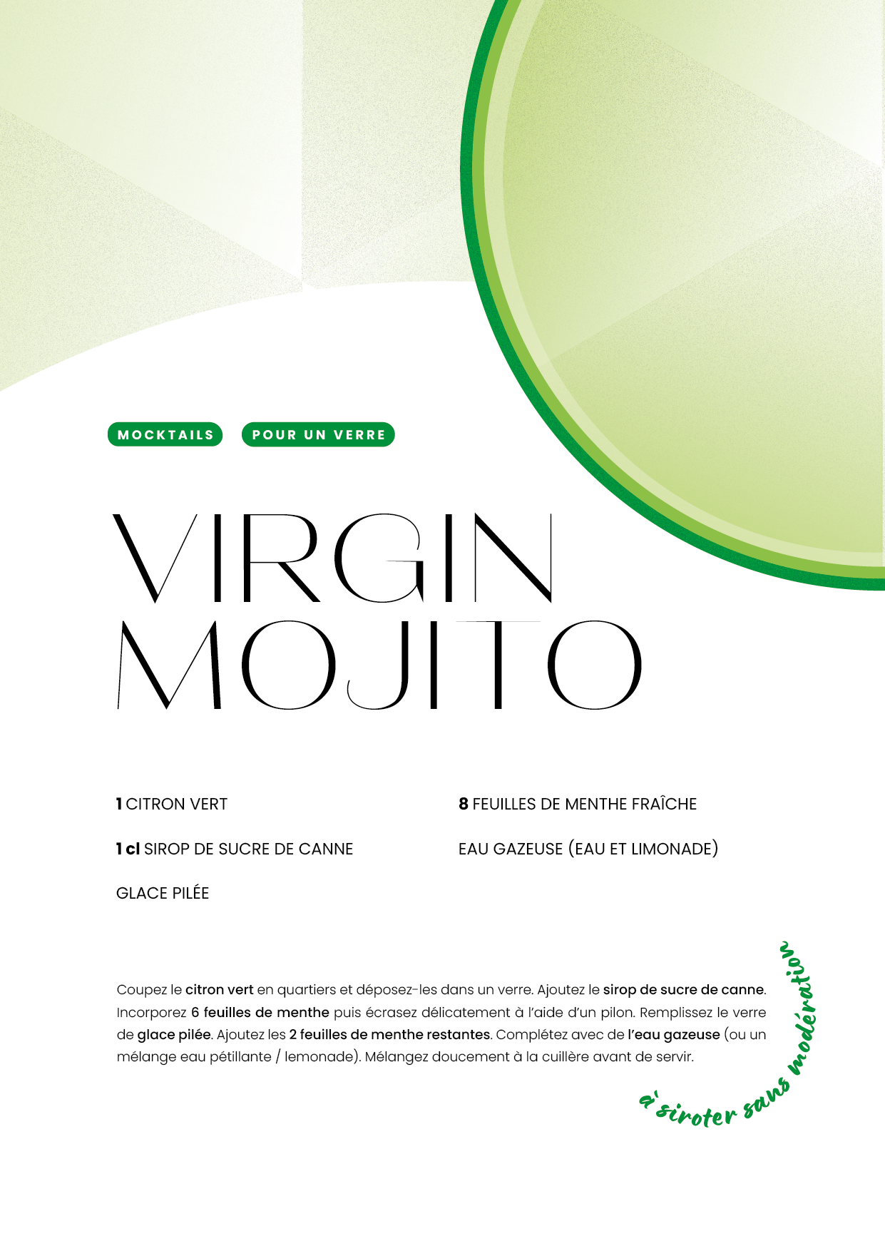 Mocktails - Citron vert